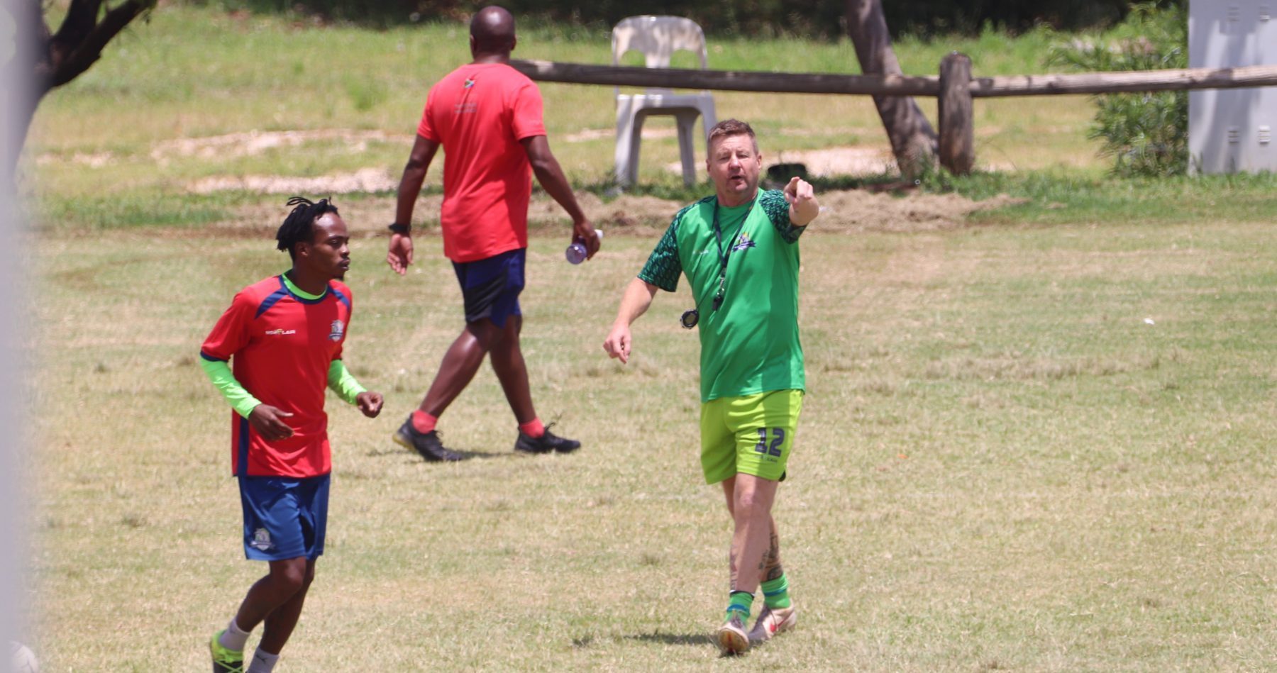 Dylan Kerr Takes Charge Of His First Marumo Training Session