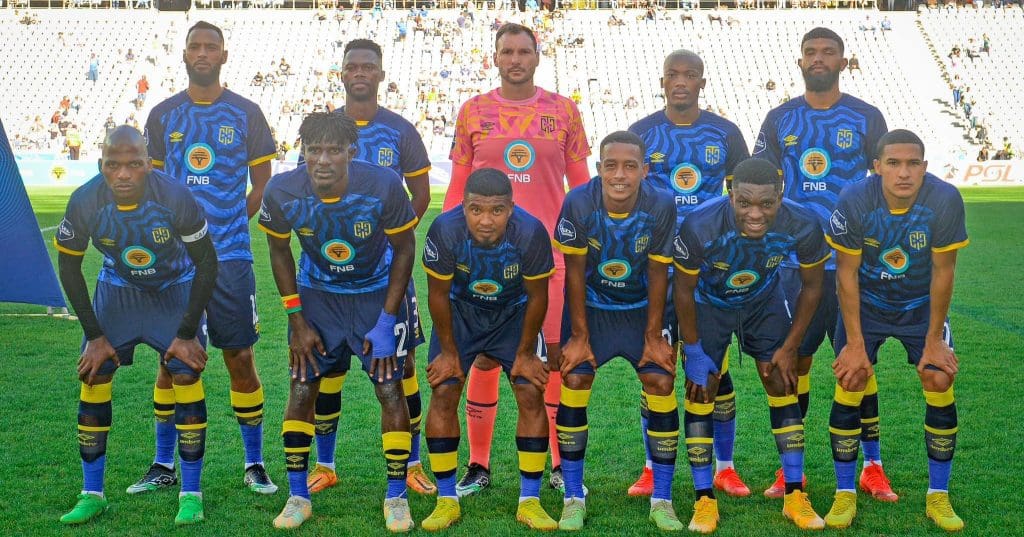 Cape Town City ahead of their Royal AM clash at Cape Town Stadium