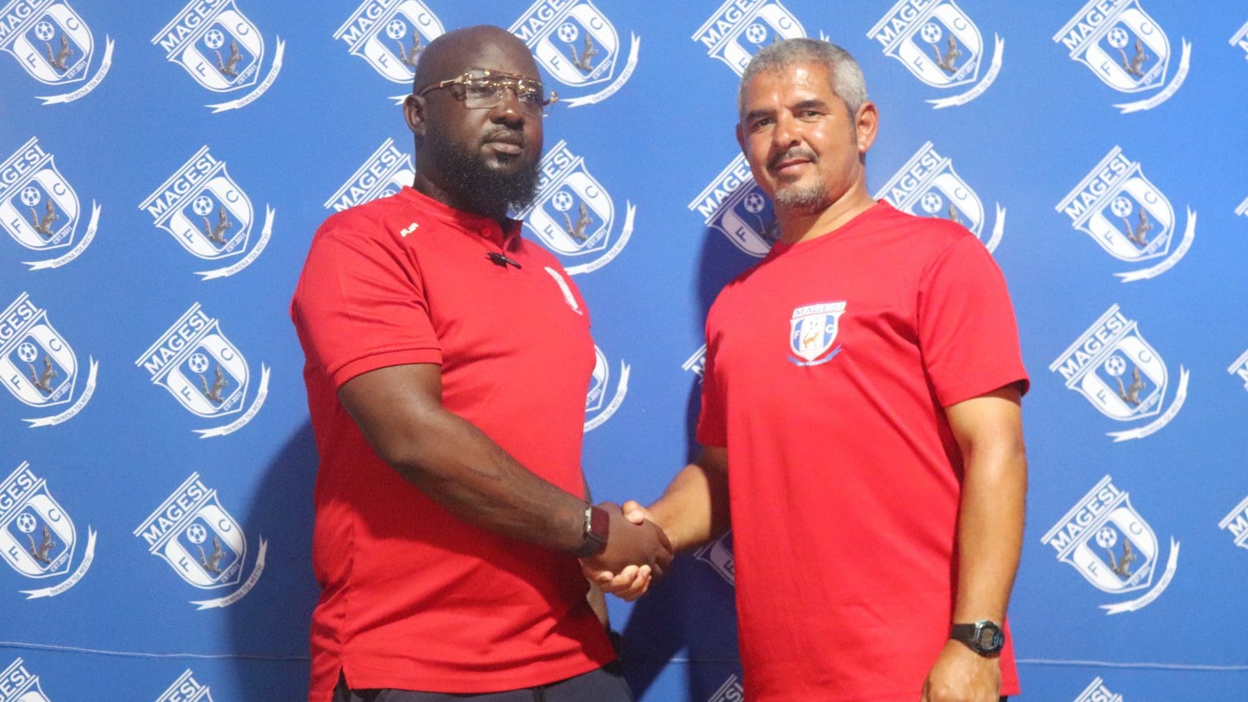 Magesi CEO John Mathibe and Clinton Larsen