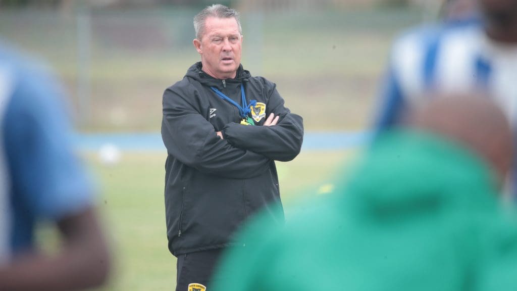 Johnny Ferreira during his short spell at Tshakhuma Tsha Madzivhandila rivals Black Leopards