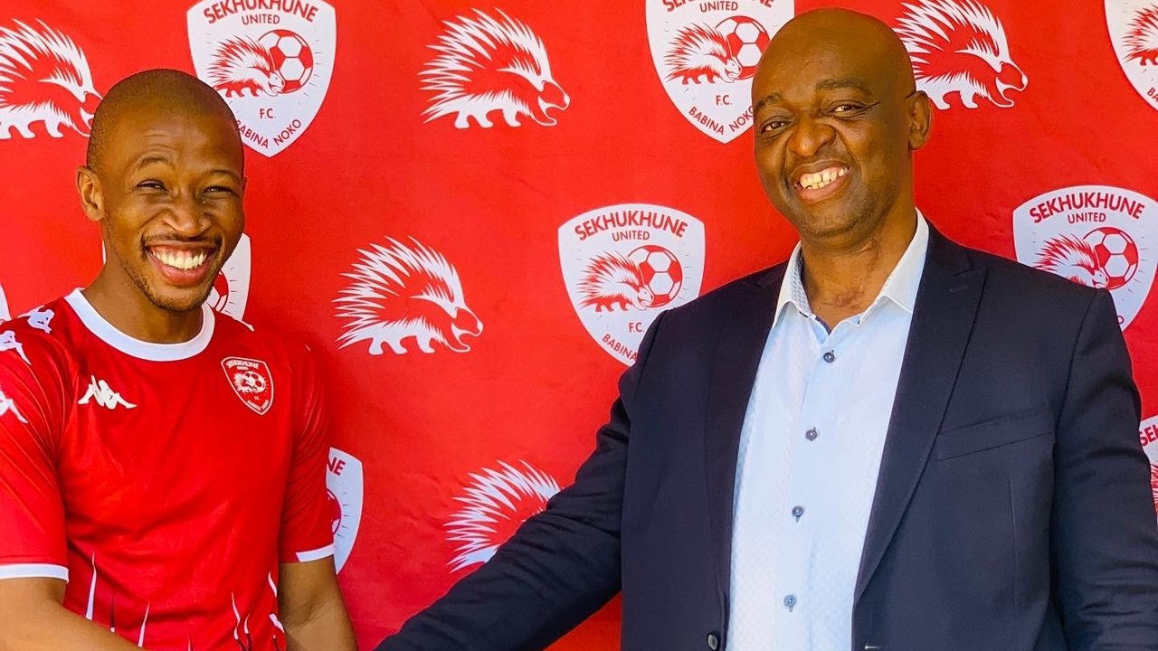 Kamohelo Mokotjo and Simon Malatji