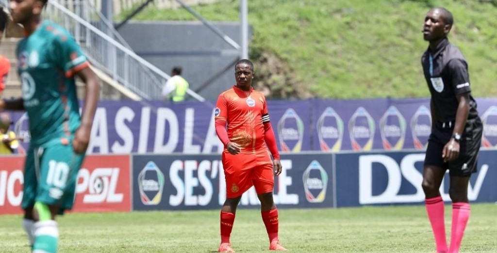 MamKhize backs
Royal AM player-chairman Andile Mpisane during PSL DDC match against AmaZulu. Photo courtesy of Twitter @Asidlali