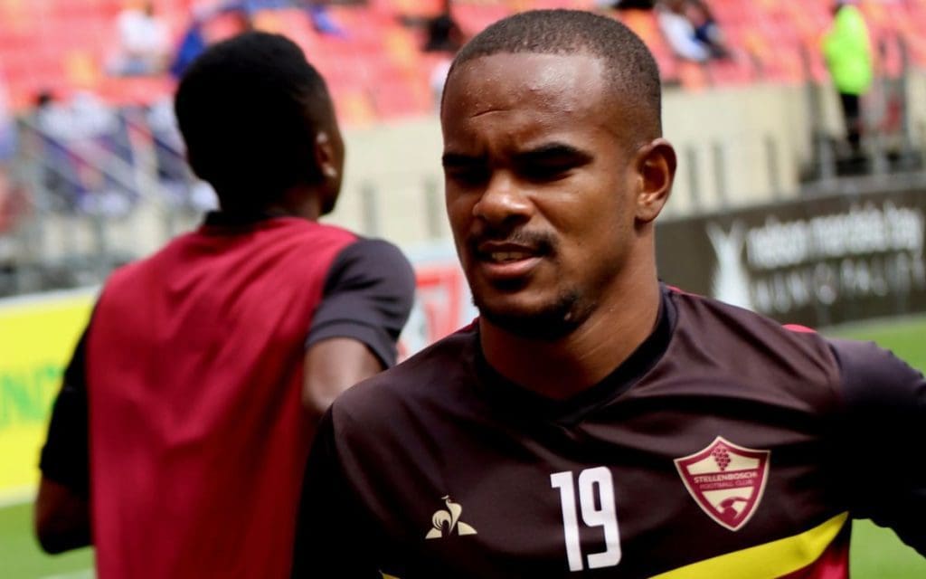 Iqraam Rayners reunites with Stellenbosch FC. Picture courtesy of Stellenbosch