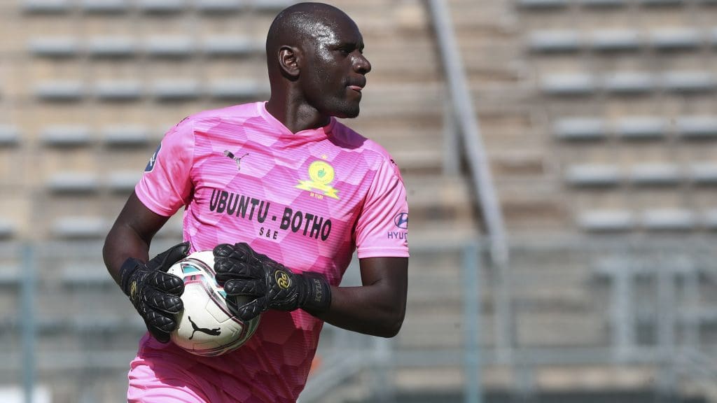 Denis Onyango in action for Mamelodi Sundowns.