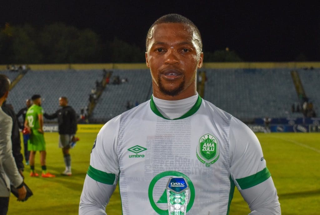 Thembela Sikhakhane of AmaZulu walked away with the Man of the Match award.