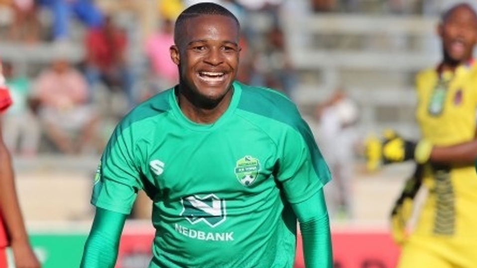 Thulani Cele during a Nedbank Cup Ke Yona Team game