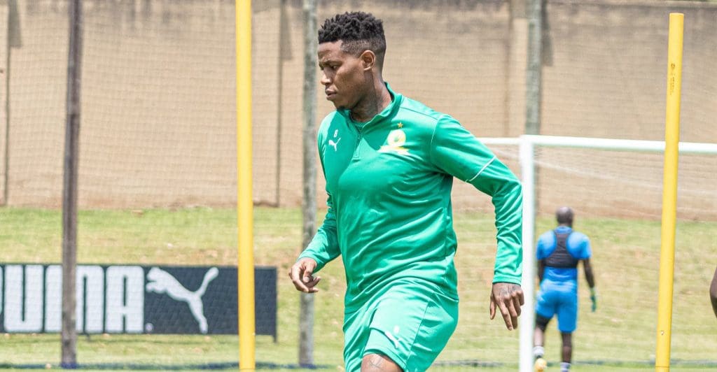 Bongani Zungu during a training season. Picture by Mamelodi Sundowns