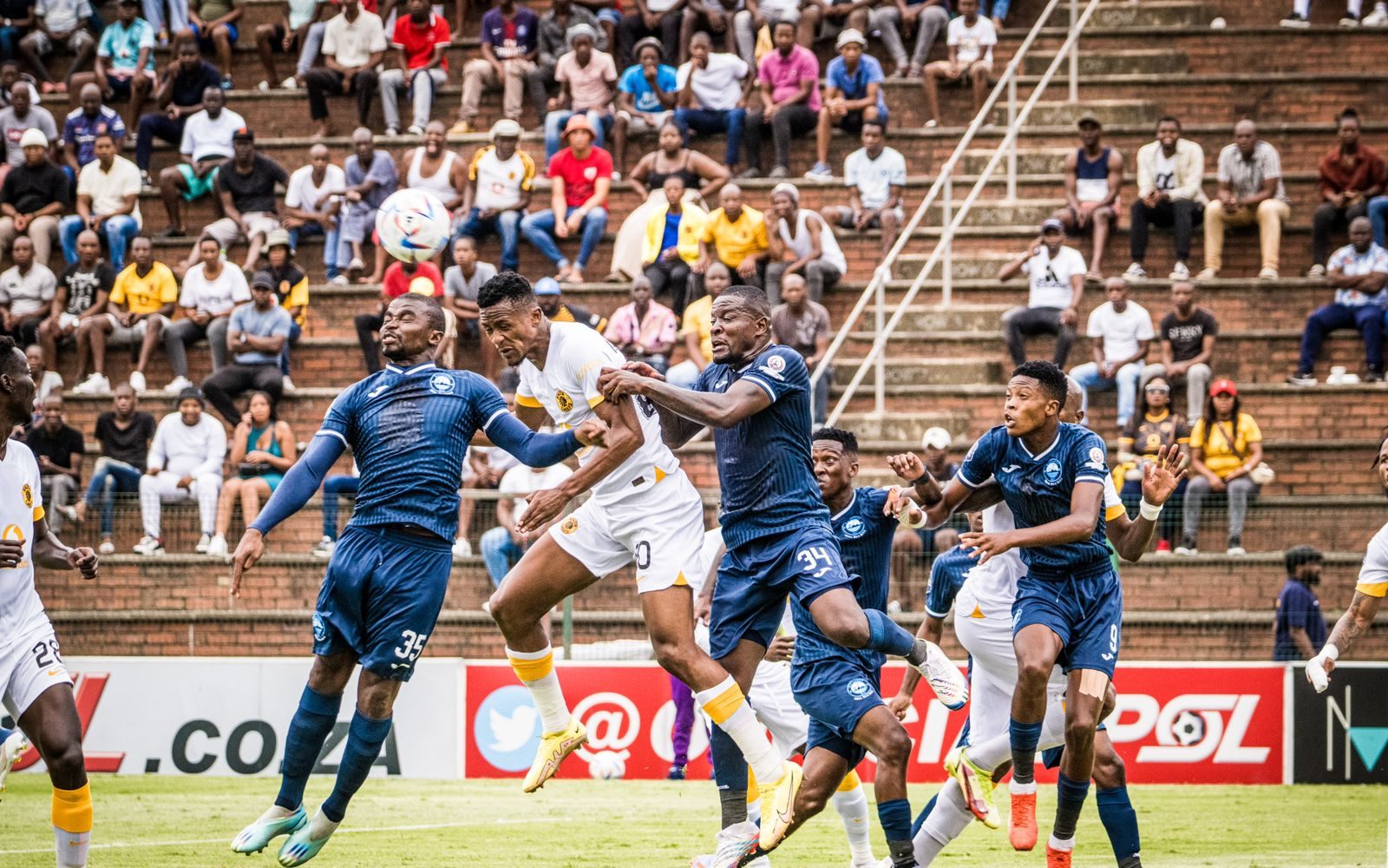 Kaizer Chiefs' Siyabonga Ngezana in action against Richards Bay.