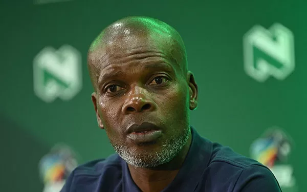 Arthur Zwane was not happy with his men's Nedbank Cup display. Photo by Kaizer Chiefs