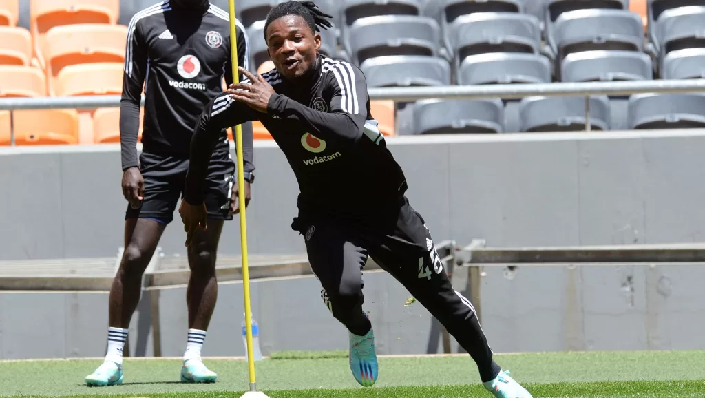 Kwame Peprah of Orlando Pirates at training