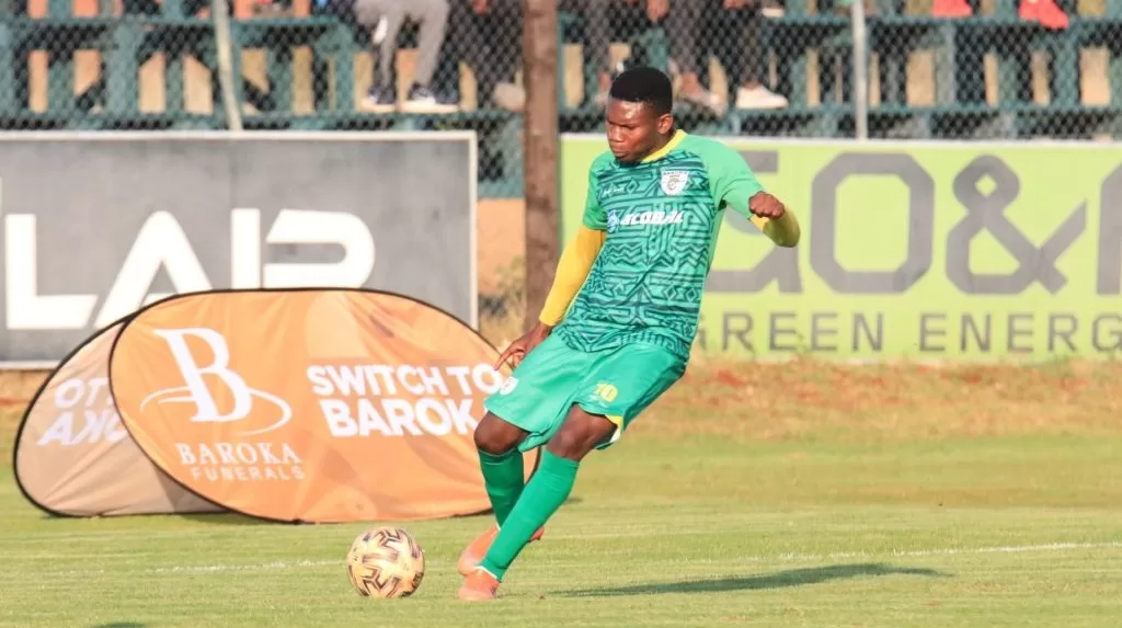 Nicholas Ononogbu in action for Baroka