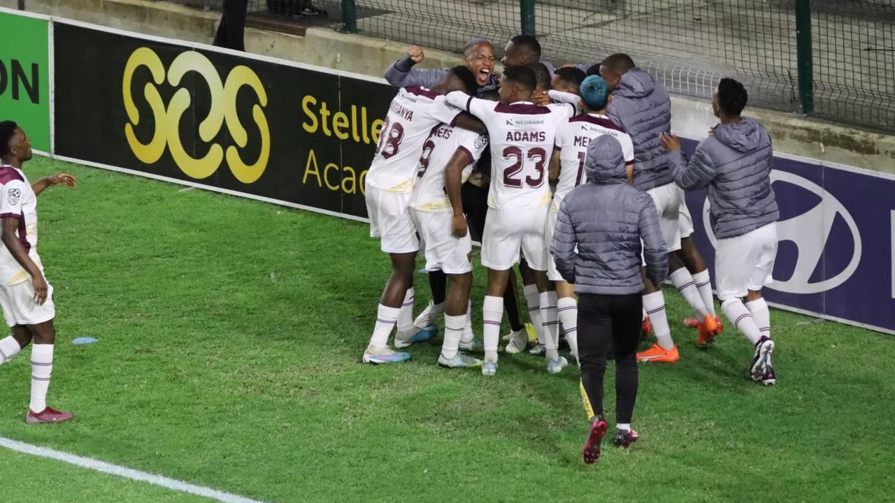 Stellenbosch stun Sundowns to advance to Nedbank Cup semis