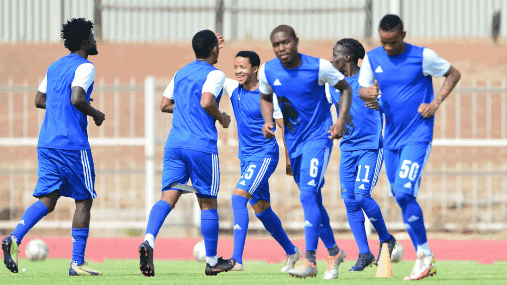 Tshakhuma Tsha Madzivhandila during a training session