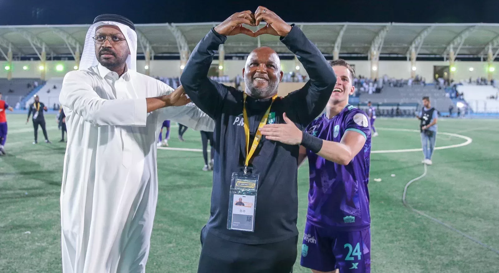 Pitso Mosimane after Al Ahly's promotion