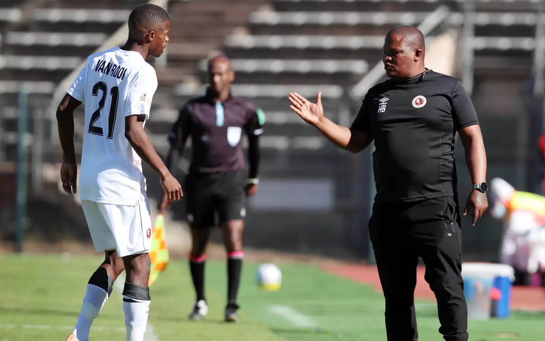 Golden Arrows bound forward Angelo Van Rooi