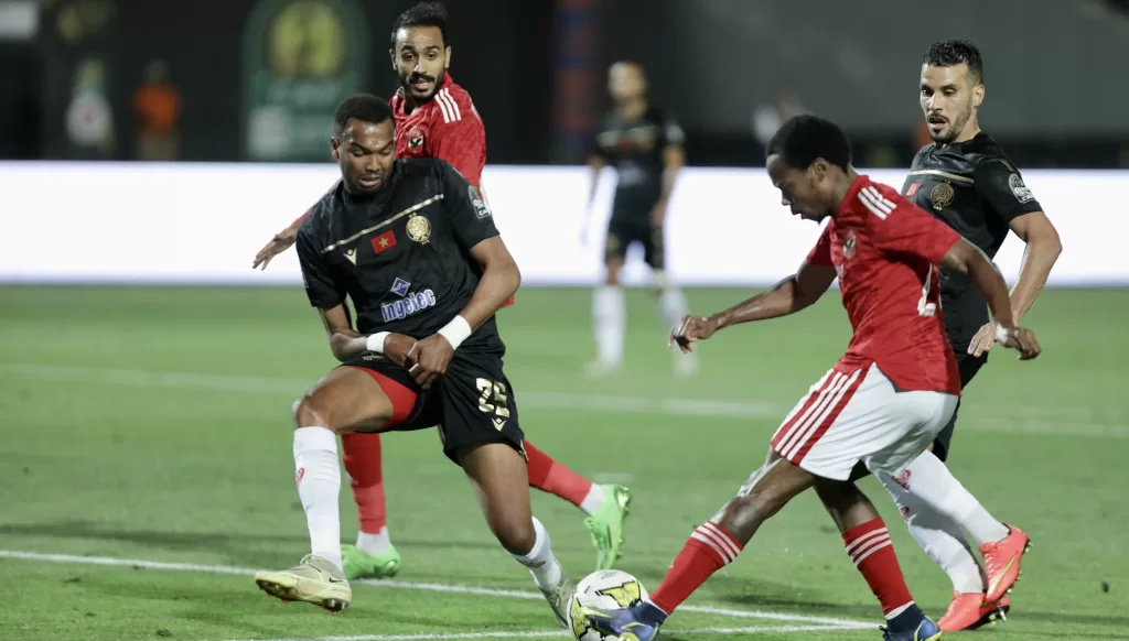 Percy Tau in action for Al Ahly