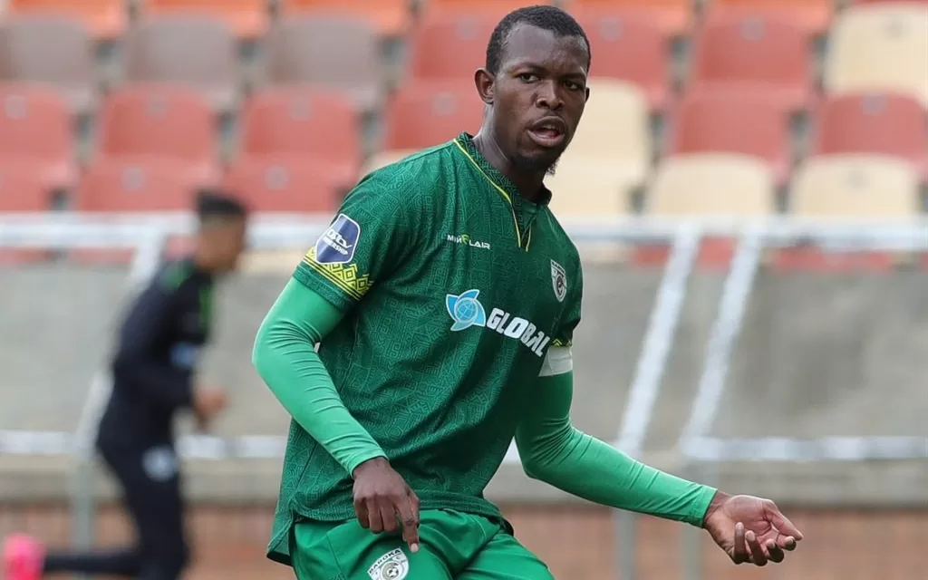Vusi Sibiya of Stellenbosch FC during his time at Baroka FC