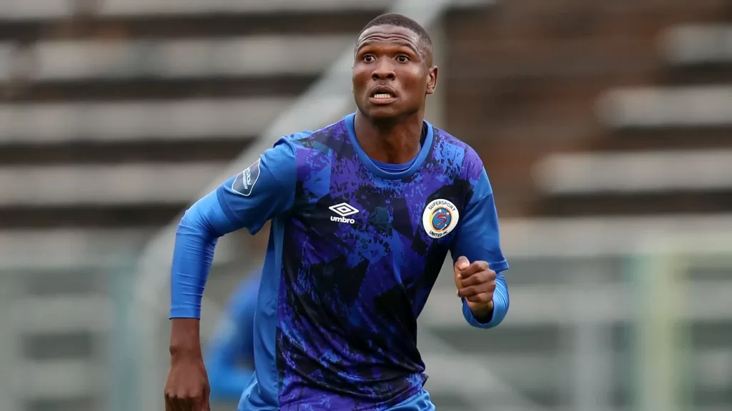 Thatayaone Ditlhokwe of Kaizer Chiefs during his SuperSport United stint