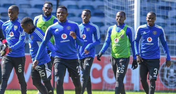 Orlando Pirates in training ahead of the start of 2023/24 DStv Premiership season