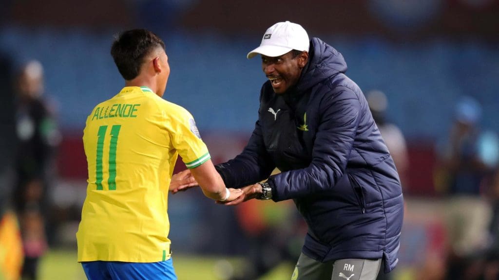 Mamelodi Sundowns duo of Rulani Mokena and Marcelo Allende