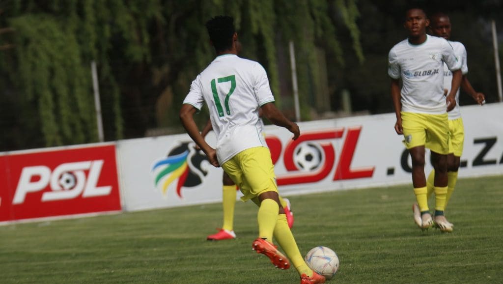 Baroka FC warming up ahead of Motsepe Foundation Championship match