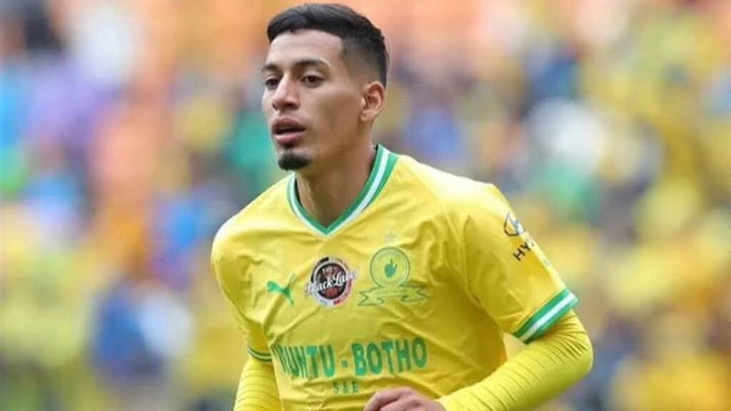 Gaston Sirino in action for Mamelodi Sundowns.