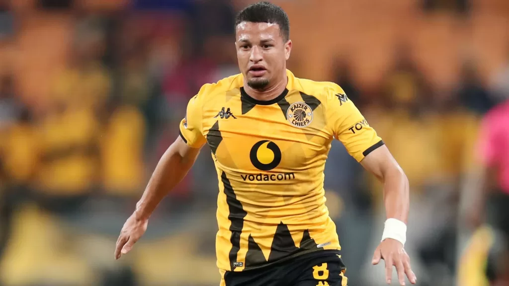 Yusuf Maart of Kaizer Chiefs in action
