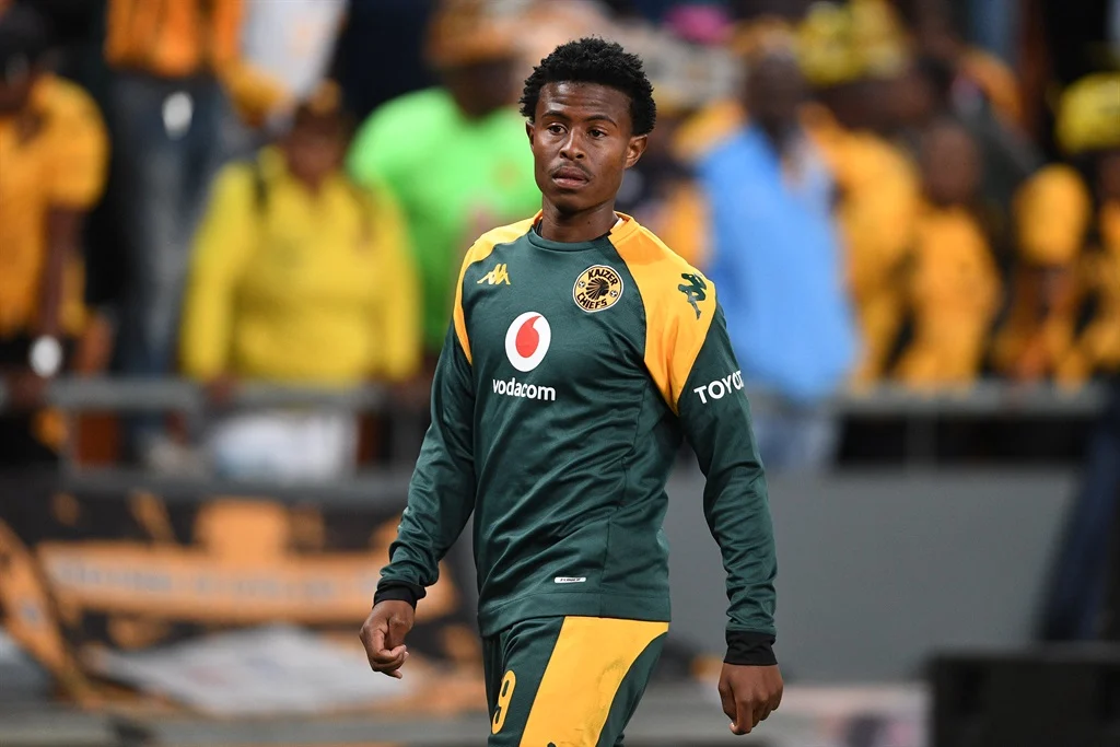 Happy Mashiane during a warm up session at Kaizer Chiefs
