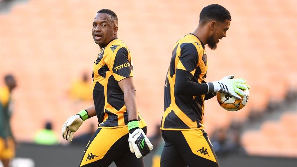 Itumeleng Khune and Brandon Petersen