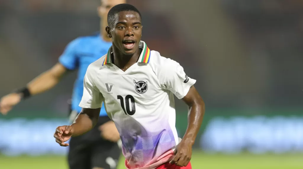 Namibia's star Prins Tjiueza in action. Cape Town City FC situation