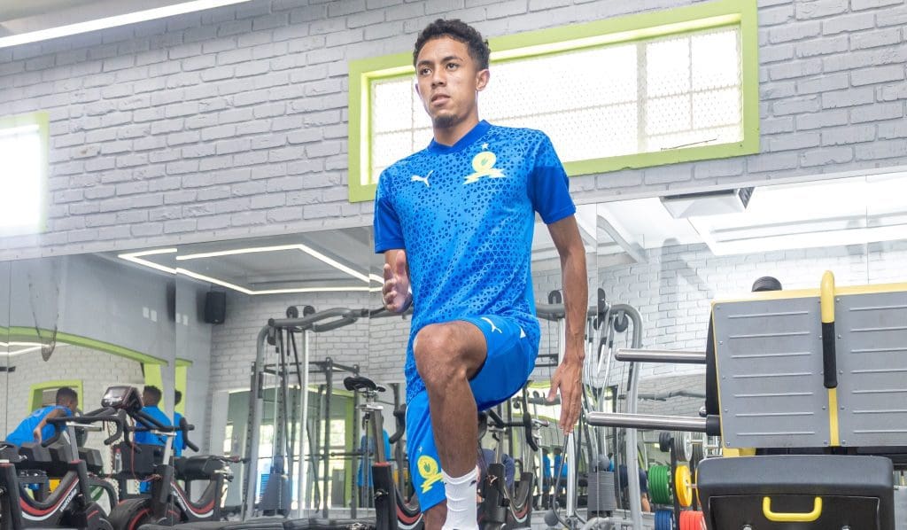Tashreeq Matthews during a training session at the gym
