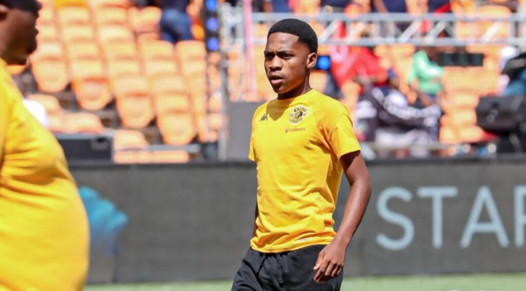 Mfundo Vilakazi during Kaizer Chiefs pitch inspection