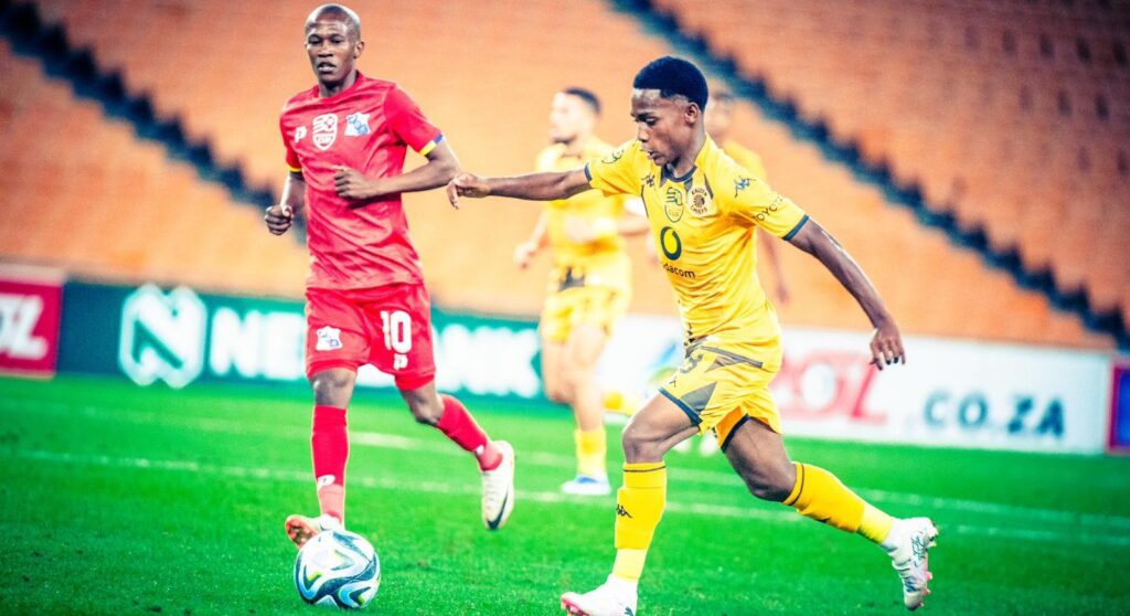 Mfundo Vilakazi in action for Kaizer Chiefs in the Nedbank Cup