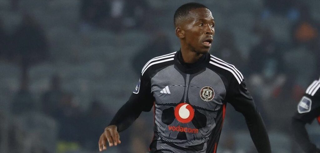 Thabang Monare in action for Orlando Pirates
