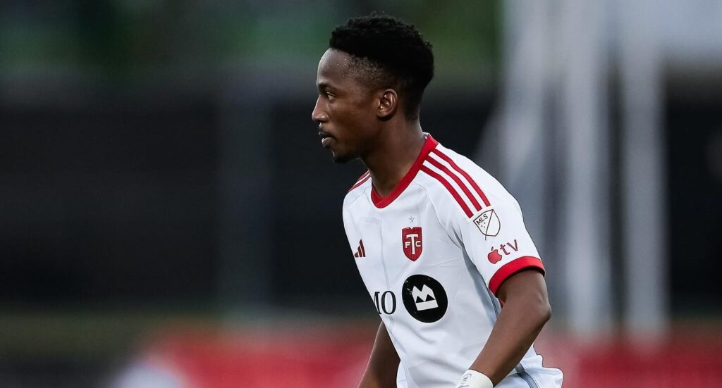 Cassius Mailula in action for Toronto FC