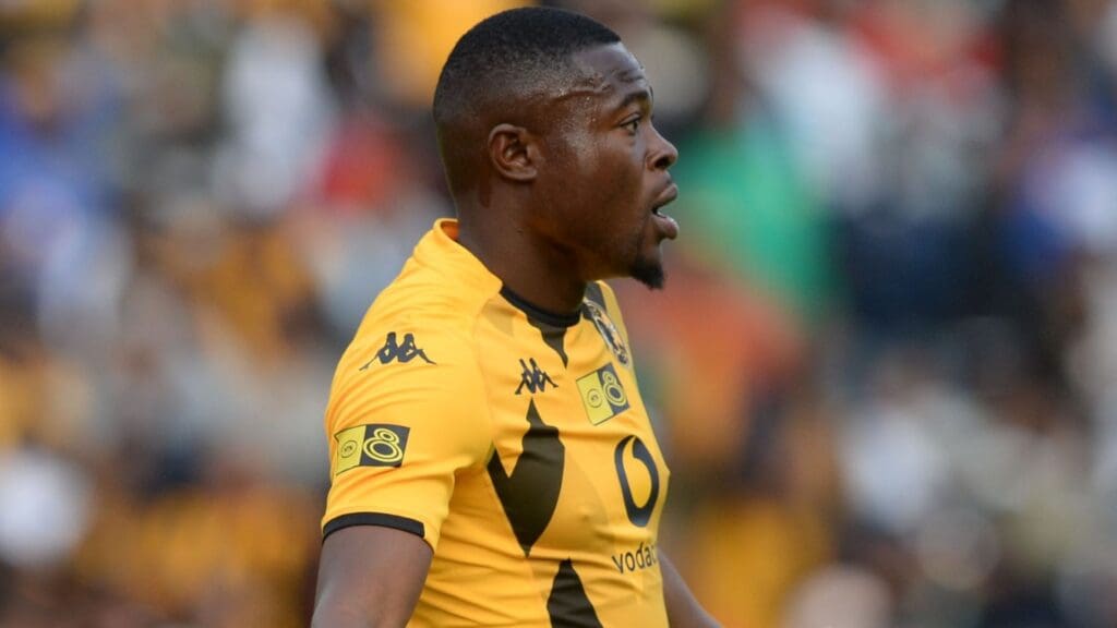 Ranga Chivaviro of Kaizer Chiefs in action