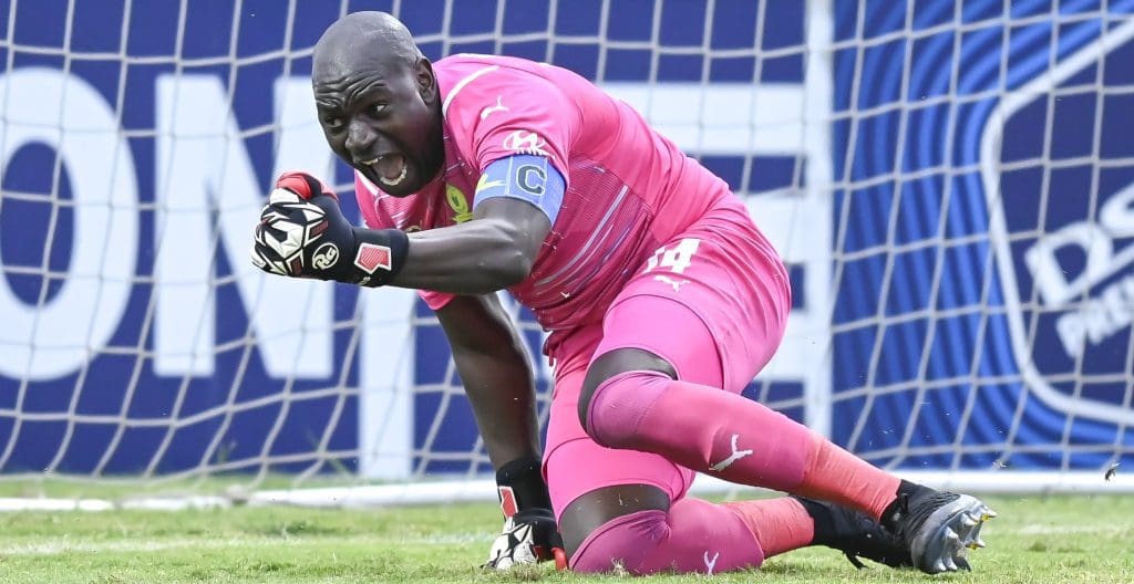 Denis Onyango in Mamelodi Sundowns colours