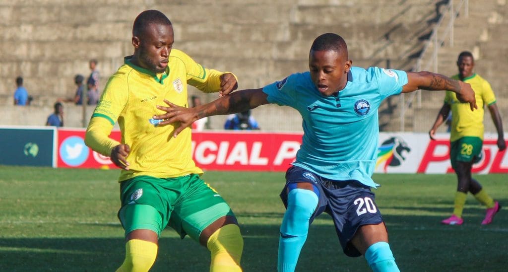 Richards Bay FC in action against Baroka FC