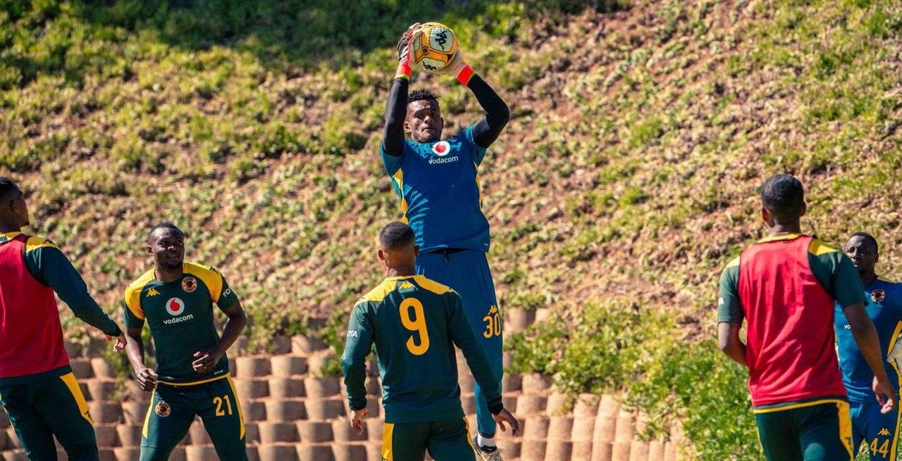 Fiacre Ntwari at Kaizer Chiefs training