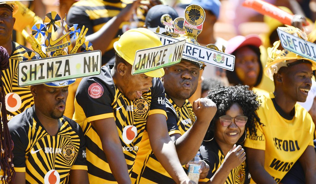 Kaizer Chiefs supporters during a match