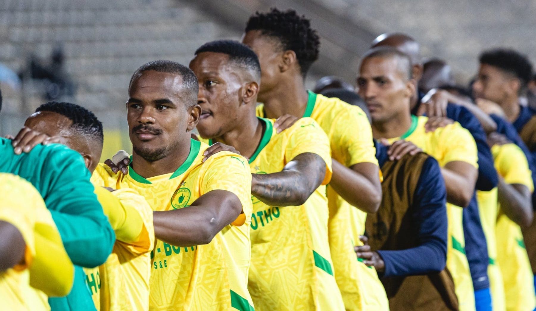 Mamelodi Sundowns are through to the CAF Champions League group stages after a convincing 4-0 win against Mbabane Swallows in the second-leg of the second preliminary round at the Lucas Moripe Stadium on Saturday night