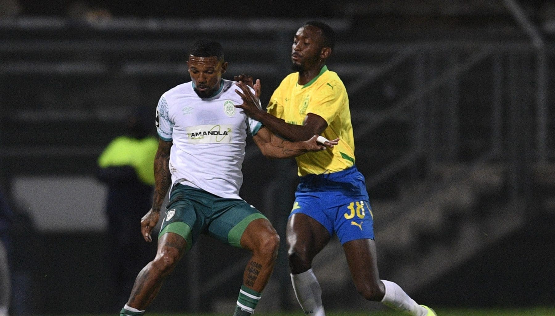 Mamelodi Sundowns in action AmaZulu FC