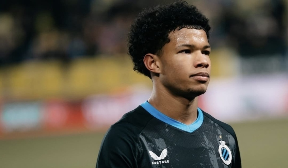 Club Brugge’s Shandre Campbell during his senior team debut