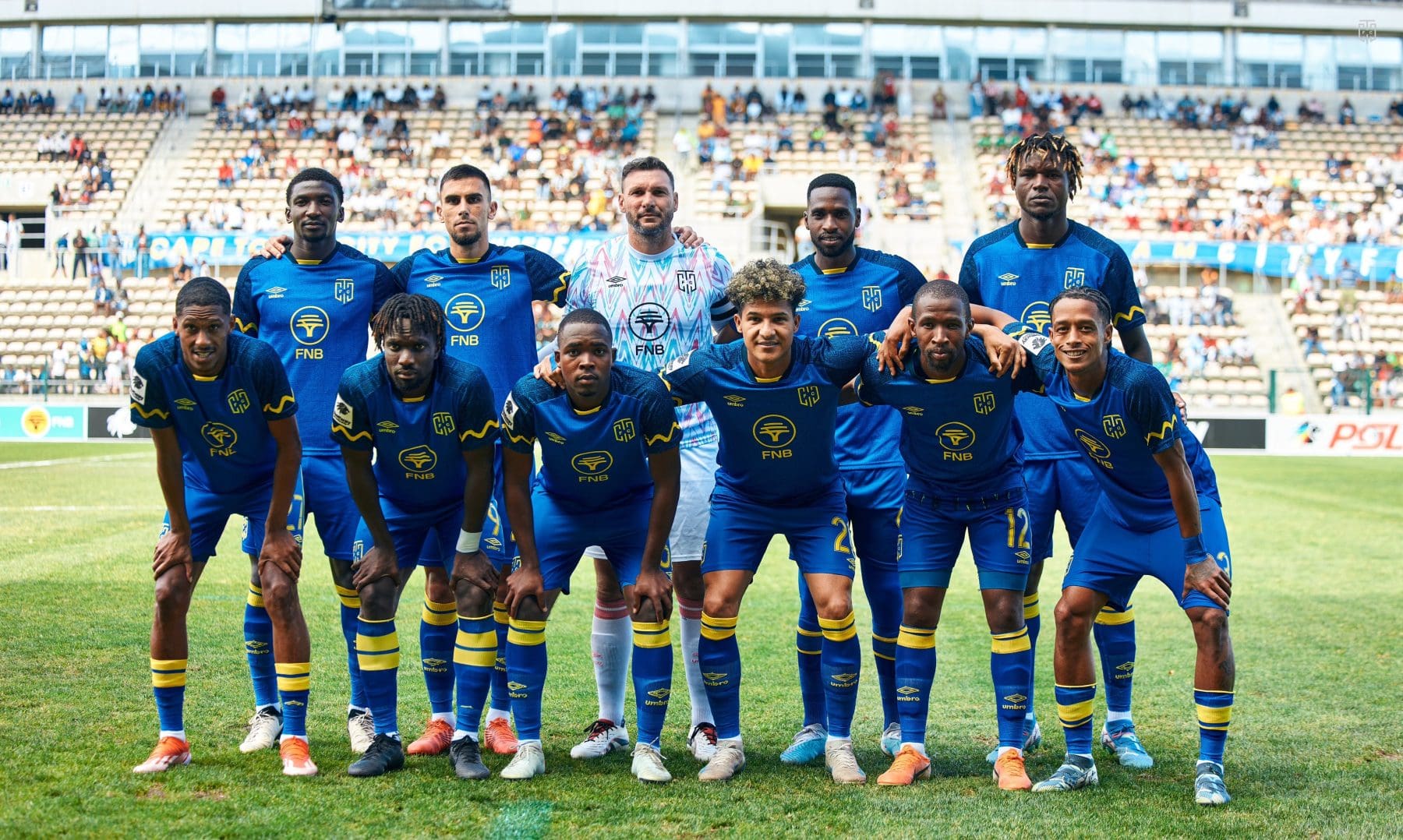 Cape Town City FC in action in Betway Premiership
