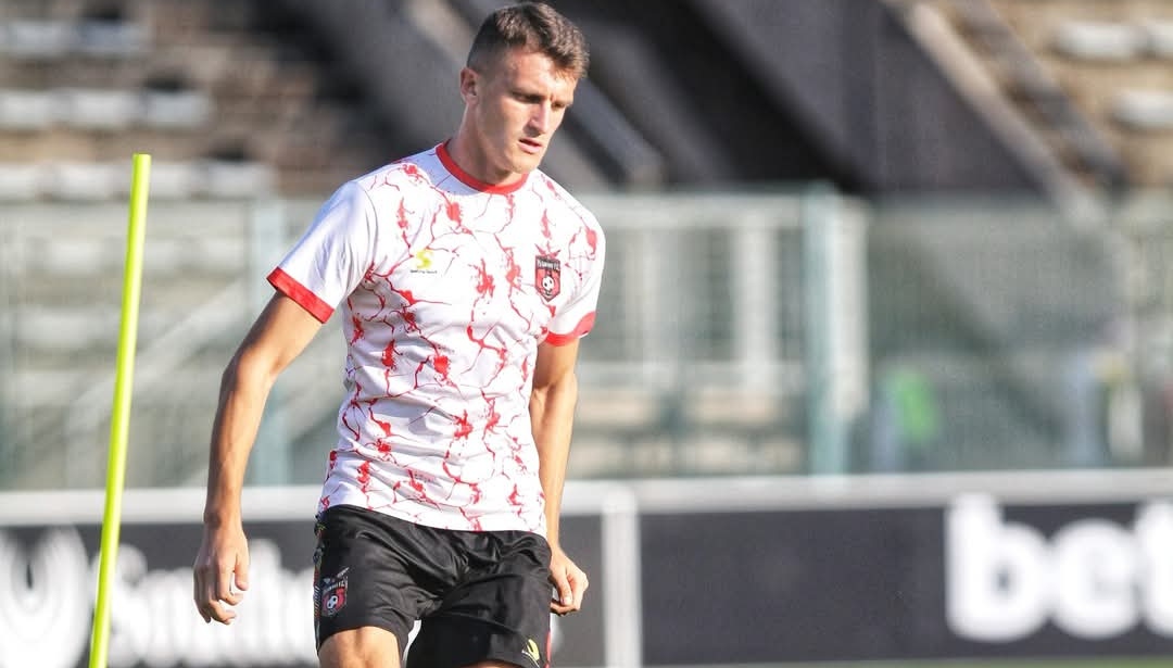 Dženan Zajmović in action for TS Galaxy