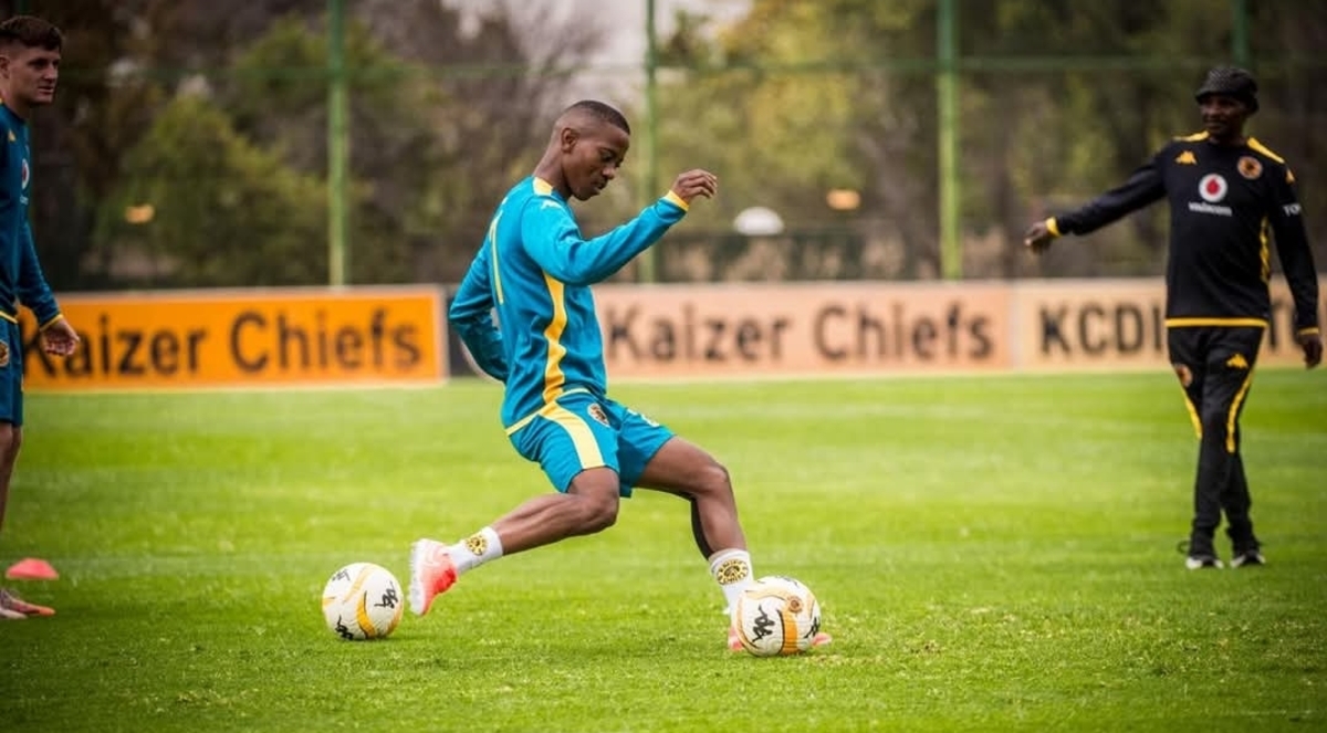 Kaizer Chiefs gritty central midfielder Thabo Cele during training
