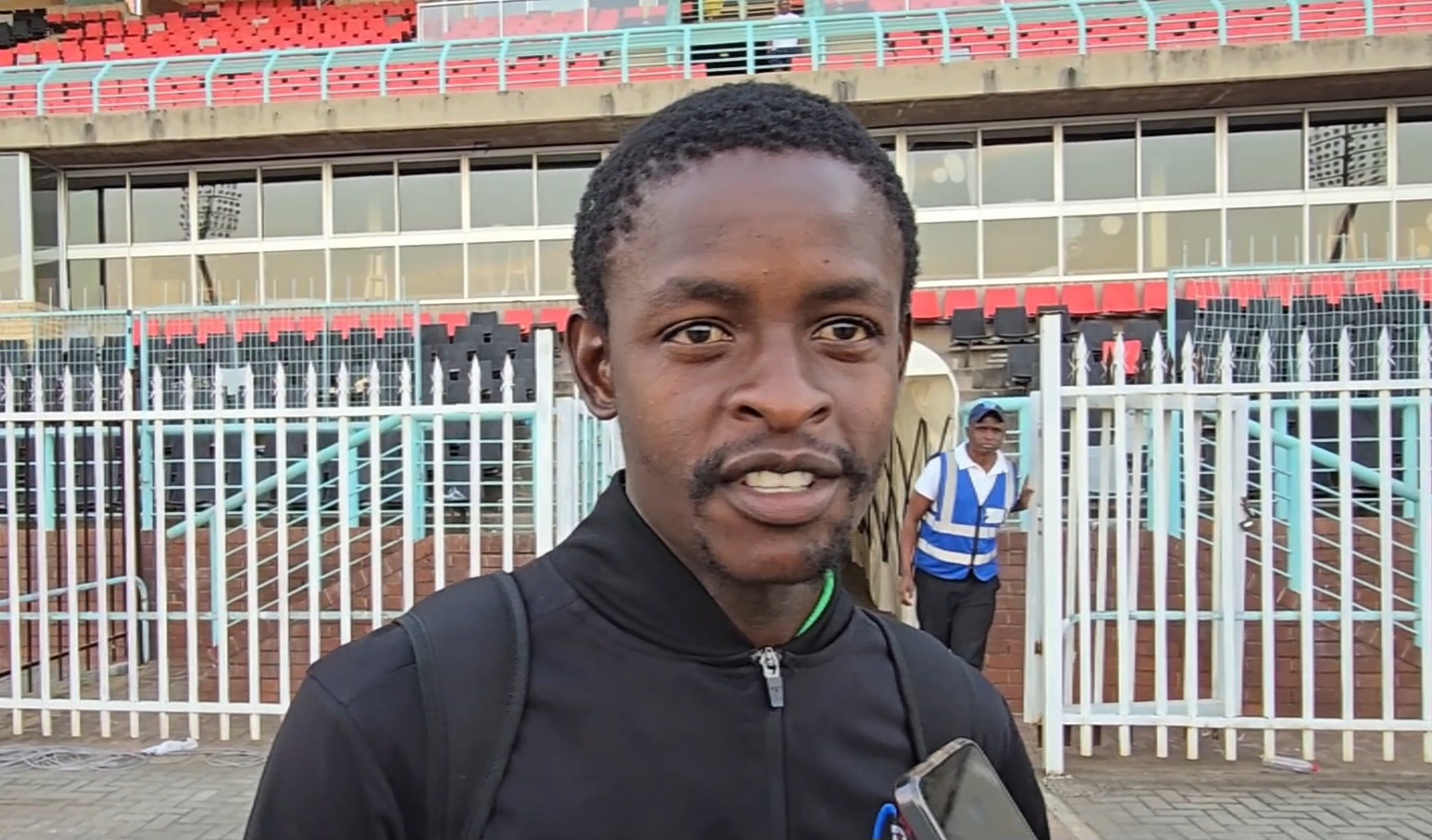 Orbit College FC midfielder Given Thibedi talking to FARPost