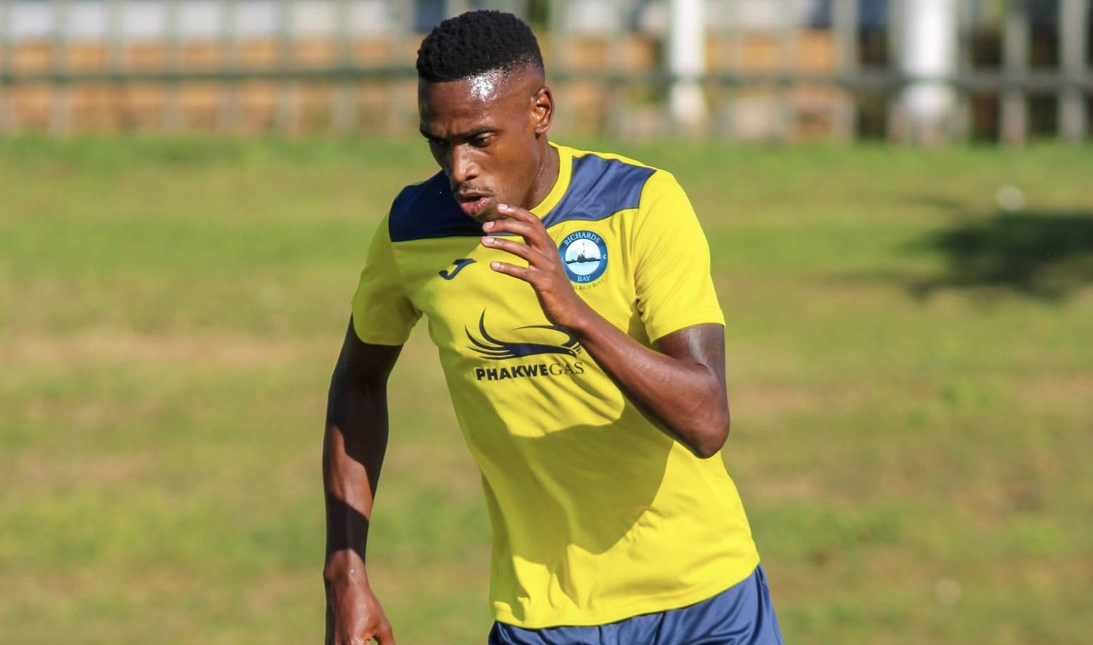 Former Richards Bay FC striker Mxolisi Macuphu during training session