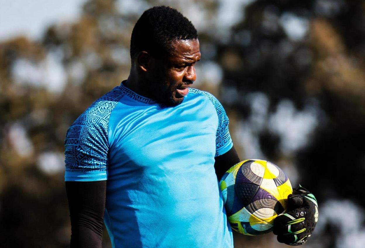 Badra Ali Sangaré during a training session at Baroka FC