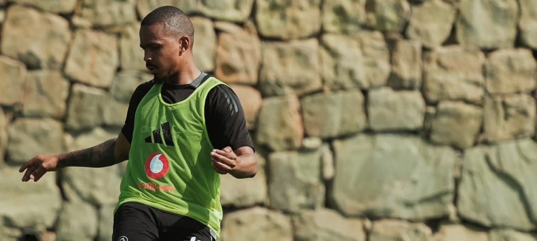 Oswin Appollis during Orlando Pirates' training session